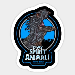 scorpios rex is my spirit animal, jurassic world Sticker